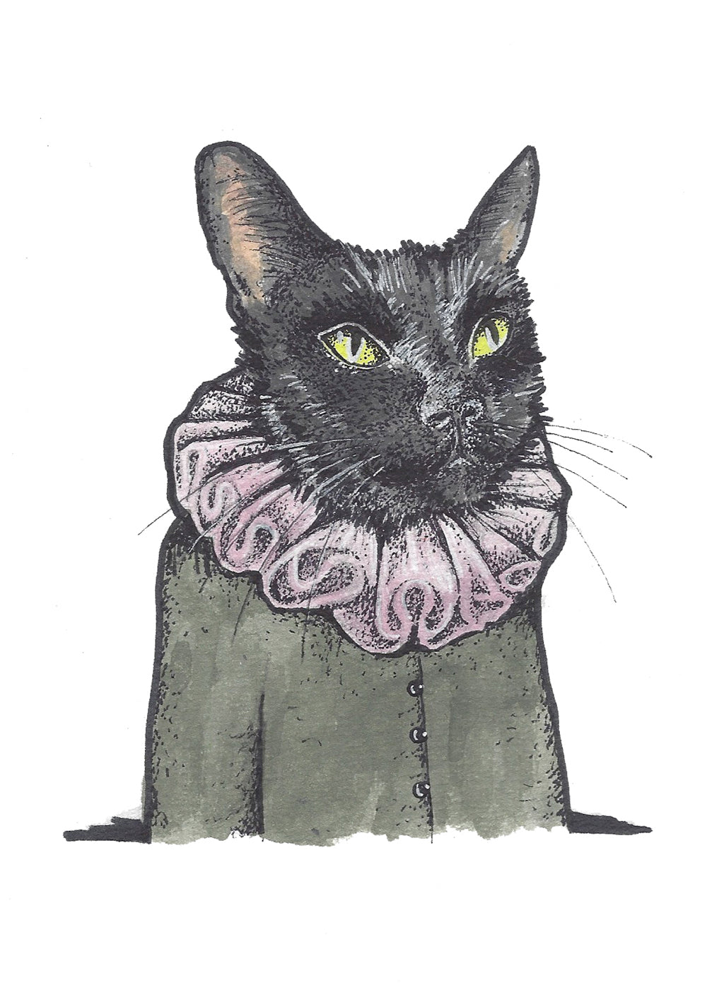 Black Cat Fine Art Print