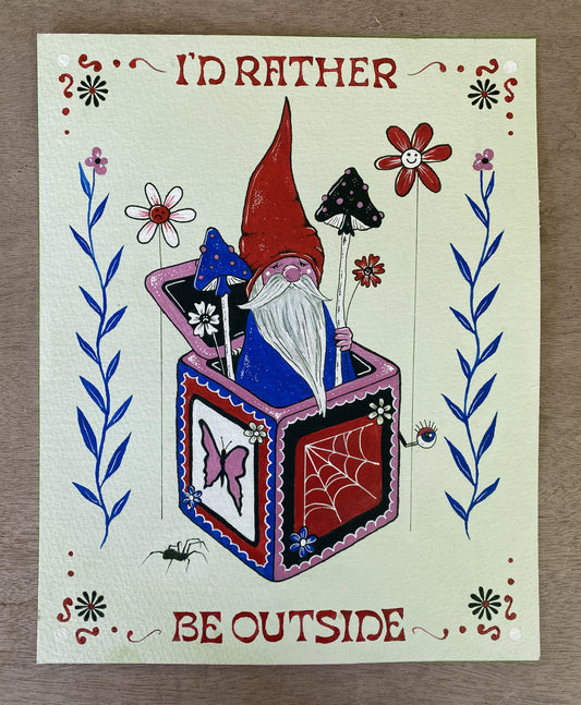I'd Rather Be Outside Fine Art Print *PREORDER*
